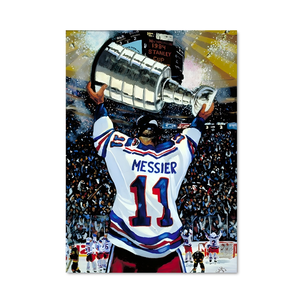Poster Le Triomphe de Messier – affiche Hockey sur glace